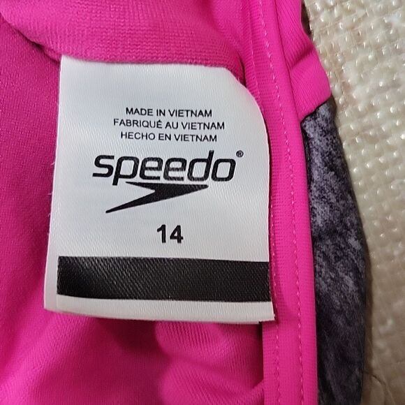 SPEEDO YOUTH GIRLS ONE PIECE BATHING SUIT SIZE 14 - Picture 5 of 9
